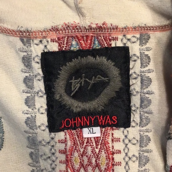 Johnny Was BIYA coat w/hood - Picture 7 of 8
